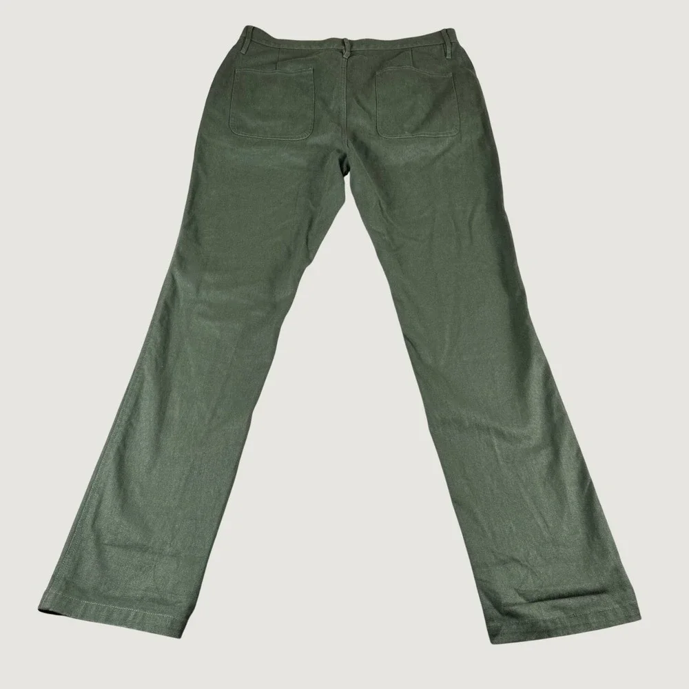 Taylor Stitch The Camp Pants Boss Duck Mens 38 Green Workwear Hemp Blend